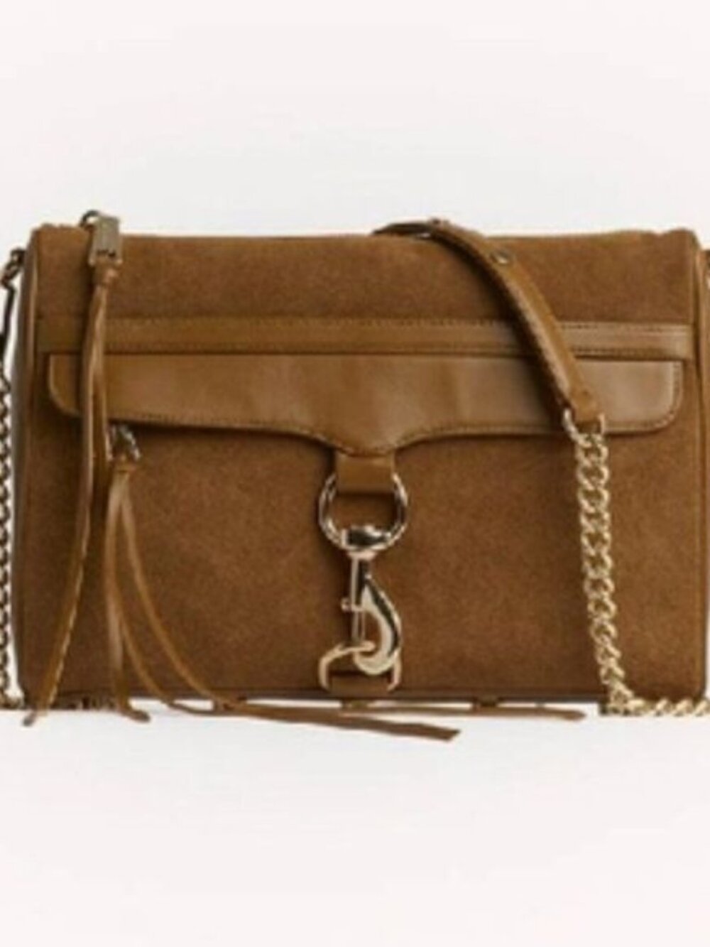 Rebecca Minkoff Large M.A.C Suede Military Green Bag